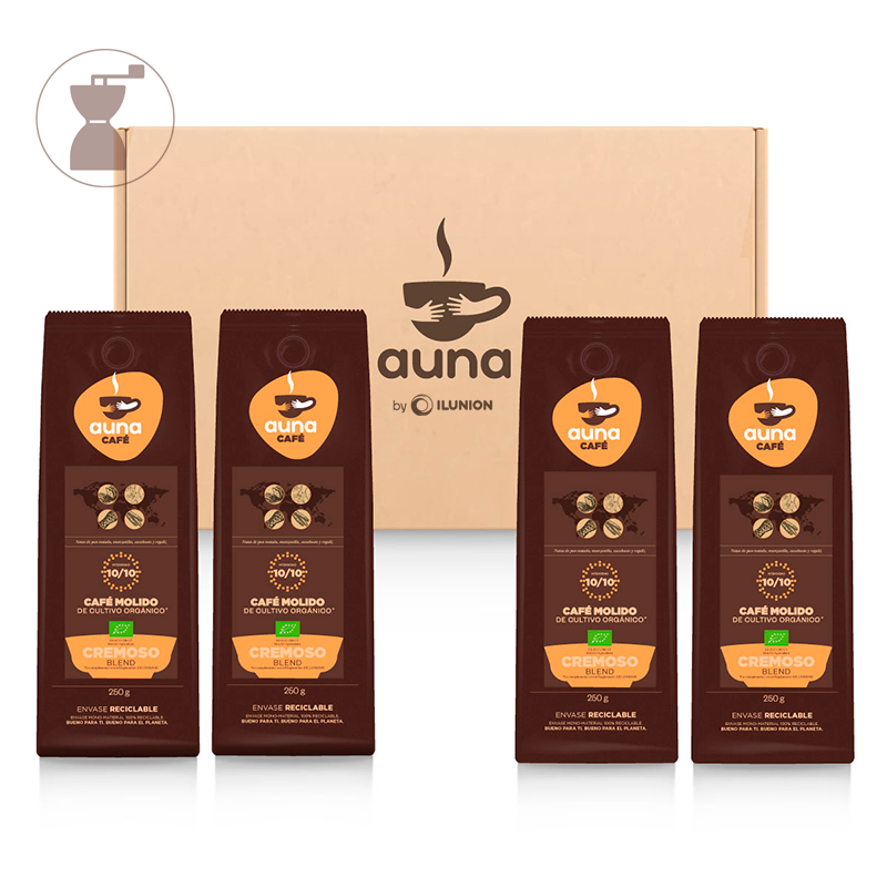 Pack Mensual Café Molido Cultivo Orgánico 250 g./ud.